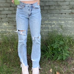 BDG cowboy fit light wash jean